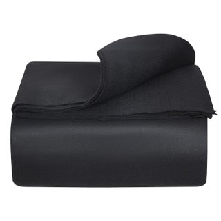 Tappetino Geotessile Ovale 457x914 cm Nero Spesso