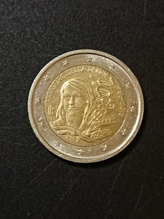 Moneta da 2 Euro Ministero della Salute 2016