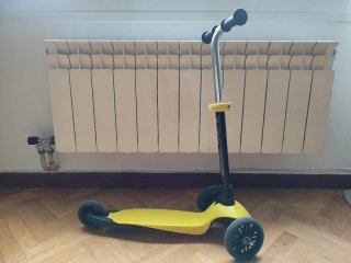 Patinete 3 Ruedas Amarillo Decthlon
