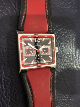 Reloj Calypso Hombre Negro y Rojo