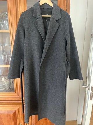 Abrigo lana Mango gris
