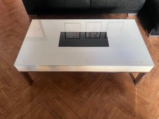 Conjunto mueble + estanteria + cubo + mesa