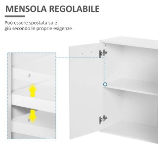 Credenza Moderna con 3 Armadietti e 2 Cassetti