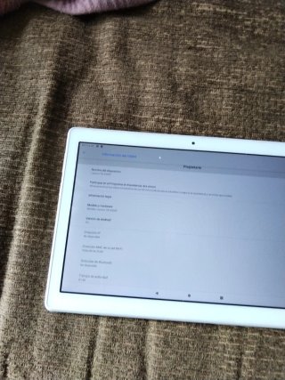 Tablet Lenovo Blanca