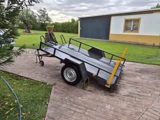 Remolque Basculante para 3 Motos o 1 Quad/atv