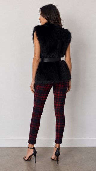 Chaleco Pelo Zorro Carolina Herrera Talla M