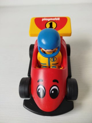 Playmobil 123 Coche de Carreras 6718 COMPLETO