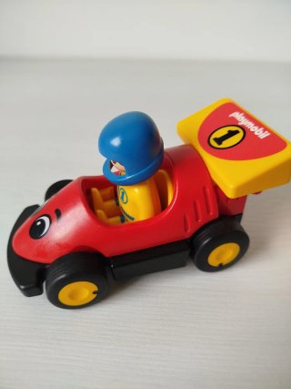 Playmobil 123 Coche de Carreras 6718 COMPLETO
