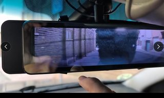 Dashcam Retrovisor 10.8 4K Frontal + 1080P Trasera