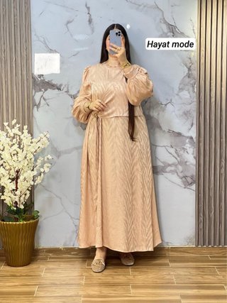 Vestido largo beige tallas xxl xxxl