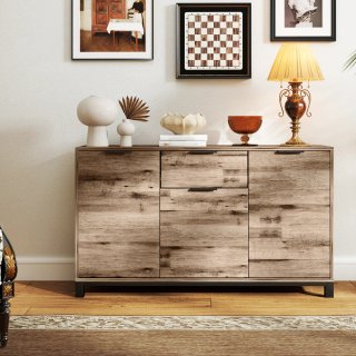 Credenza Industriale con Cassetto e 3 Armadietti