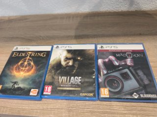 PS5 Slim 1TB Lector + 2 mandos + 3 juegos + Base
