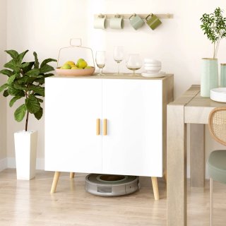 Mobile Multiuso in Legno con Ripiano 3 Livelli