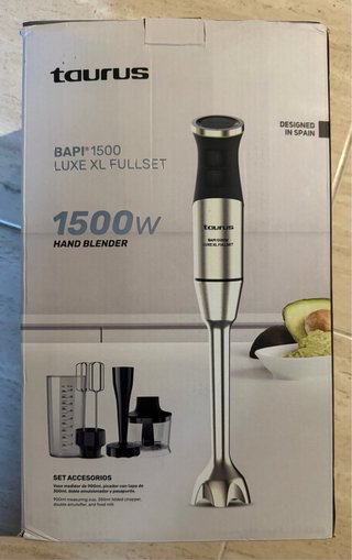 Batidora Taurus BAPI 1500 Luxe XL Fullset