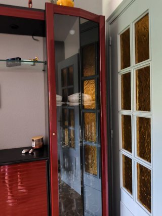 Juego de Comedor con Mesa de Cristal