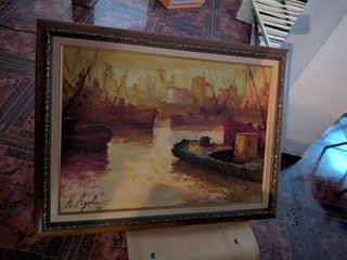 Cuadro Puerto H. Agola 1975