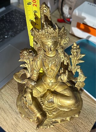 Figura de Tara Verde en Bronce