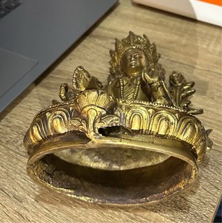 Figura de Tara Verde en Bronce