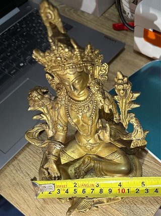 Figura de Tara Verde en Bronce