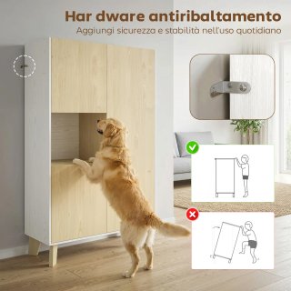 Mobile Cucina a 6 Scomparti con Ante Soft Close
