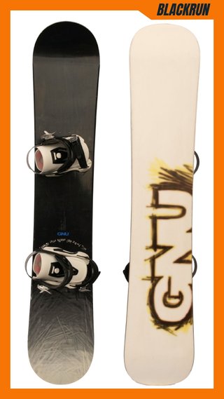 Tabla Snowboard 156cm Fijaciones - GNU Carbon HB