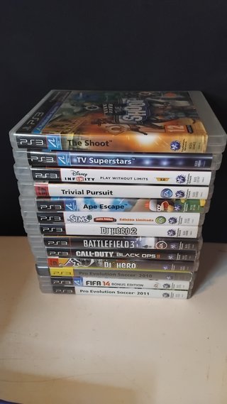 PS3 Juegos Varios (The Shoot, DJ Hero 2, FIFA 14)