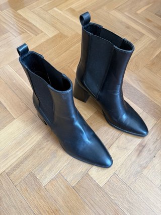 Botines Zara Talla 37 Negros