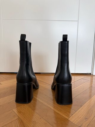 Botines Zara Talla 37 Negros