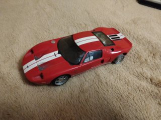 Coche Scalextric Hornby Ford GT Rojo