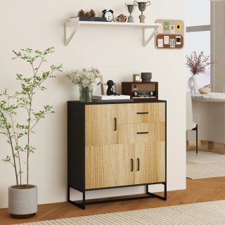 Credenza Moderna con 3 Armadietti e 2 Cassetti