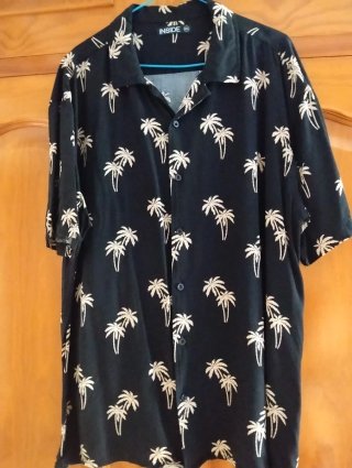 Camisa de verano hombre Inside XXL palmeras