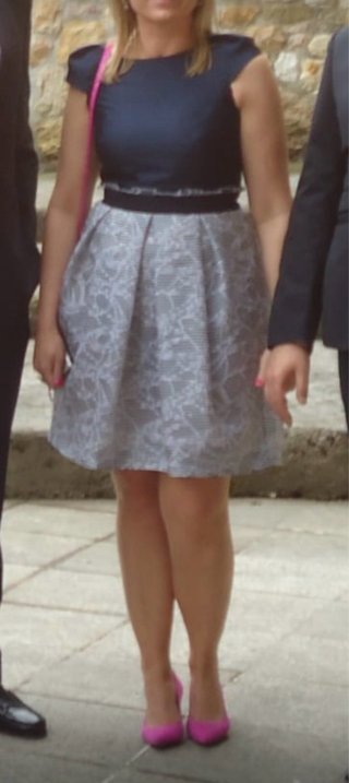 Vestido Carolina Herrera T40 Seda