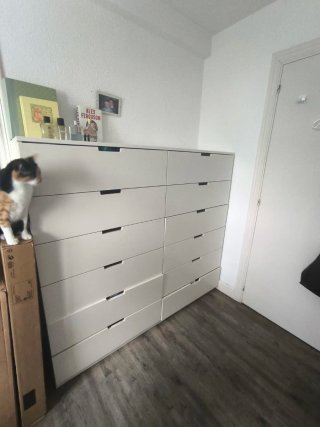 Cajonera MALM Ikea Blanca