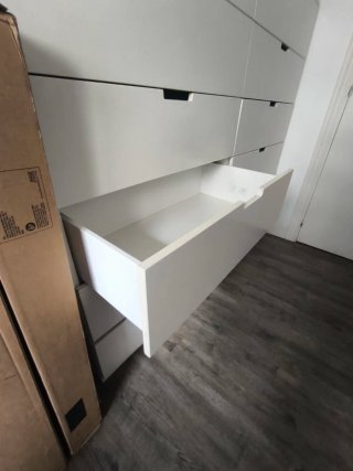 Cajonera MALM Ikea Blanca