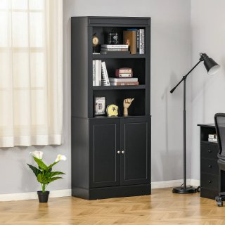 Credenza Cucina in Legno con Ripiani e Armadietto
