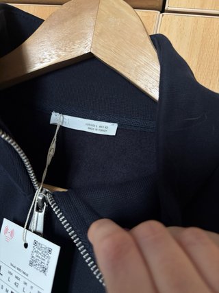 Sudadera Zara Man Negra Nueva