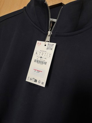 Sudadera Zara Man Negra Nueva