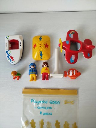 Playmobil 123 6050 Día en la Playa COMPLETO