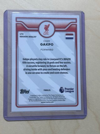 Cody Gakpo Topps Premier League 2026/2027 268/299