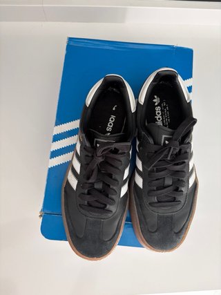 Zapatillas Adidas Samba Mujer Negras Blancas