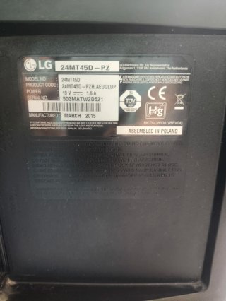 Monitor LG Negro
