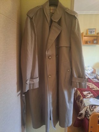 Gabardina Emidio Tucci Talla 56 Beige