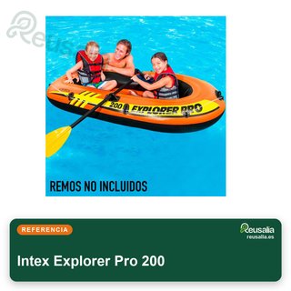 Intex Explorer Pro barco hinchable 3 cámaras