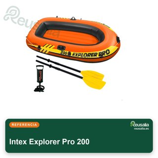 Intex Explorer Pro barco hinchable 3 cámaras