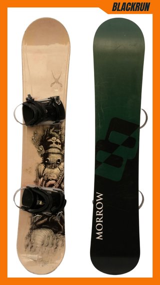 Tabla Snowboard 146 cm Fijaciones - Morrow Blaze