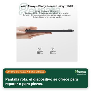 Tablet Blackview ZENO 1 8" 256GB, para piezas