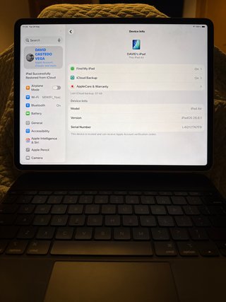 iPad Air 13 + Teclado magic keyboard
