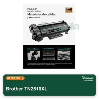Toner compatibile iNKPAD Brother TN2510XL nero