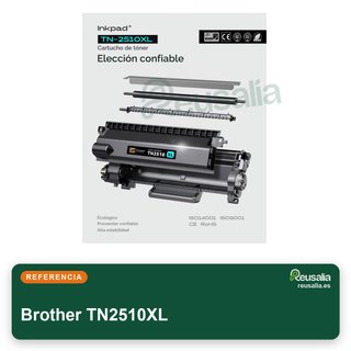 Toner compatibile iNKPAD Brother TN2510XL nero