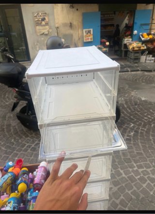 Scarpiera modulare in plastica